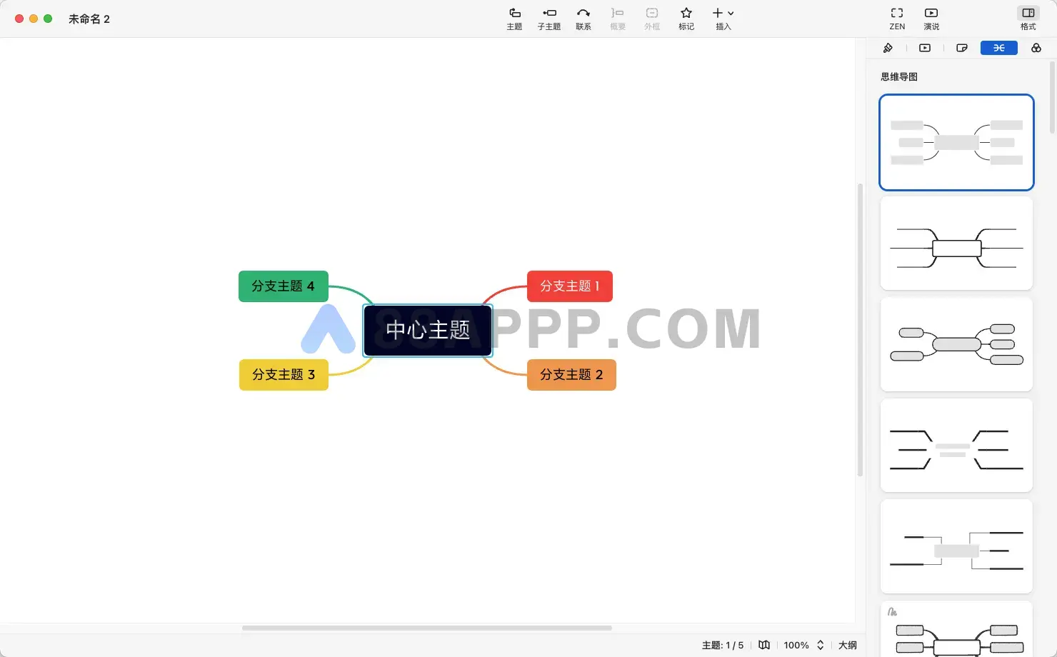 Xmind 2022 for Mac v22.10.927 中文破解版下载 思维导图软件插图
