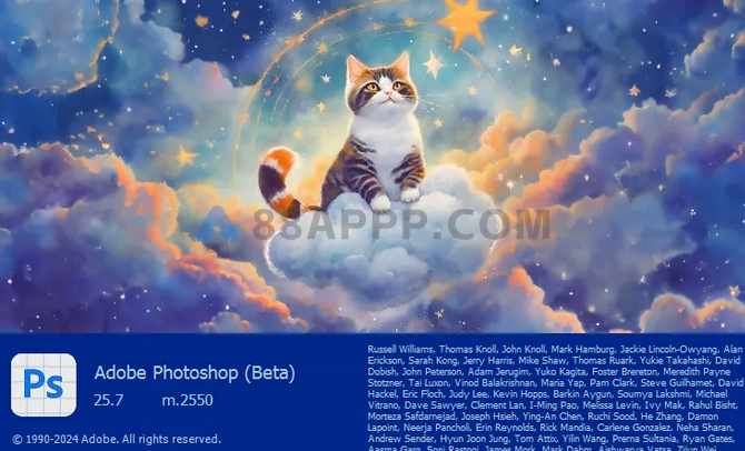Photoshop 2024 v25.7 Beta 免安装花猫版本ps插图1