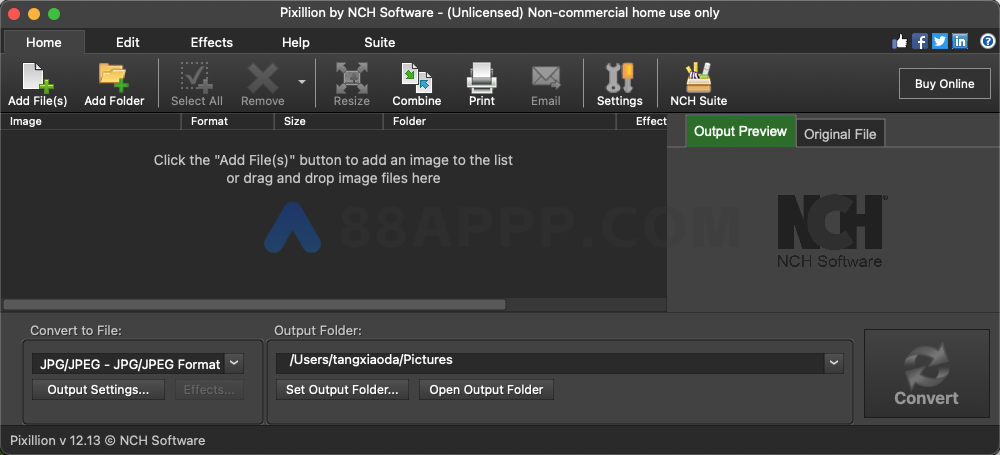 Pixillion for Mac v12.13 英文破解版 图片格式转换工具插图3