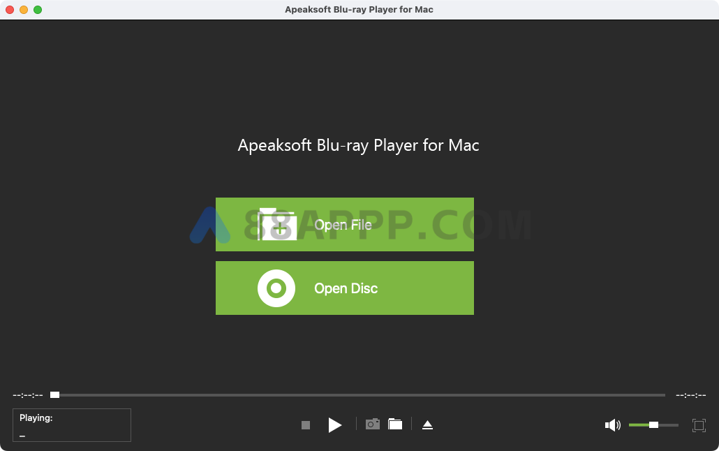 Apeaksoft Blu-ray Player for Mac v1.1.88 英文破解 蓝光播放器插图1