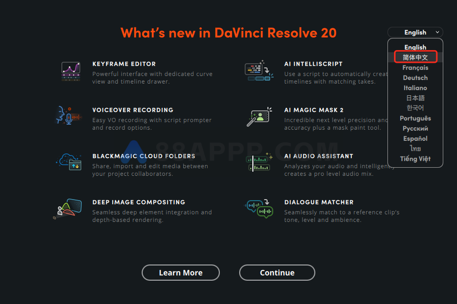DaVinci Resolve Studio 20 for Mac v20.0.49 中文破解 达芬奇调色软件插图10