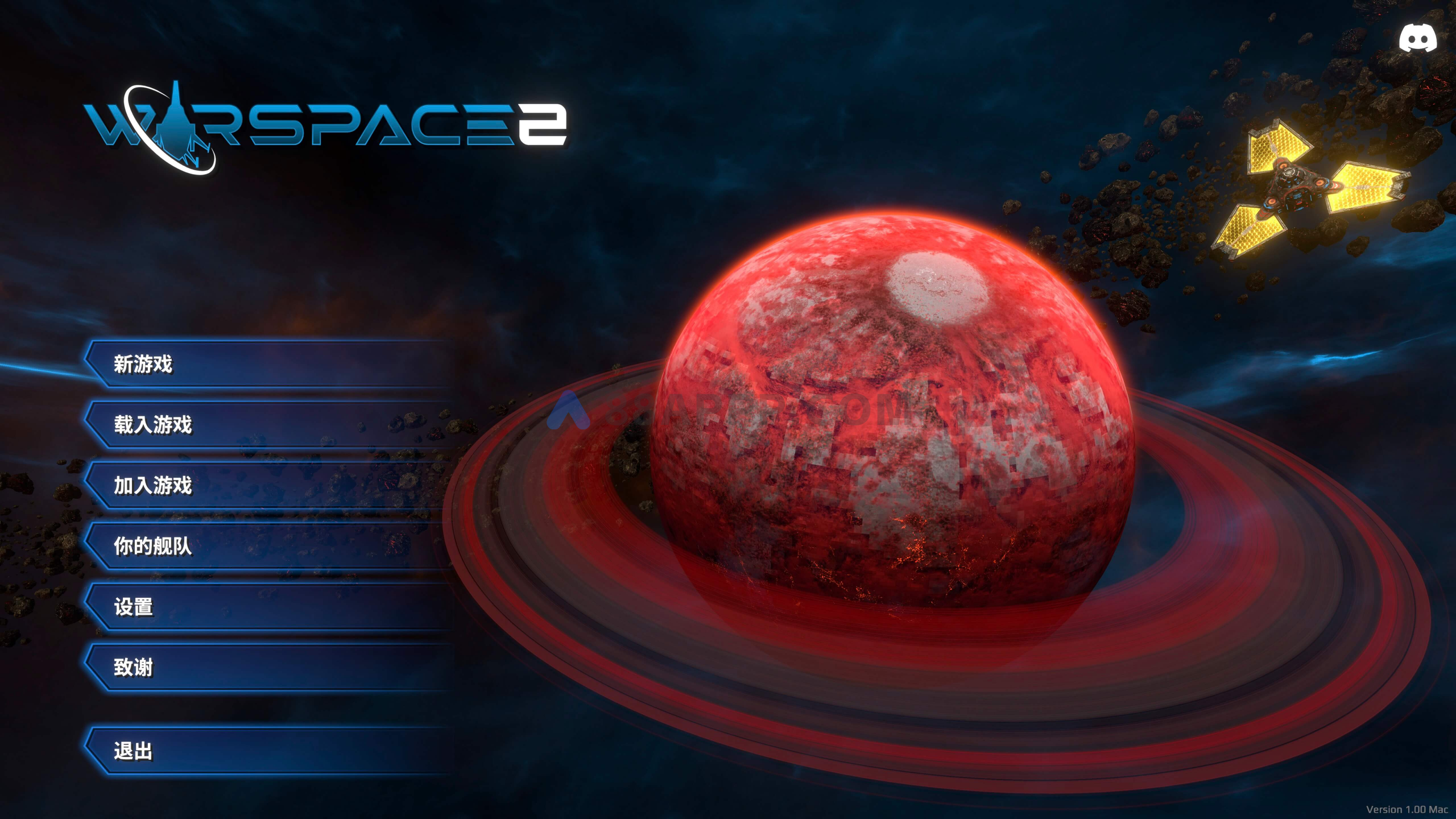 战争空间2 Warspace 2 for Mac v1.00 中文 太空射击游戏插图1